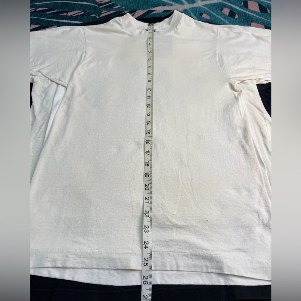 Vintage BVD Off White Plain Basic Classic Crewneck Tshirt - Picture 8 of 11